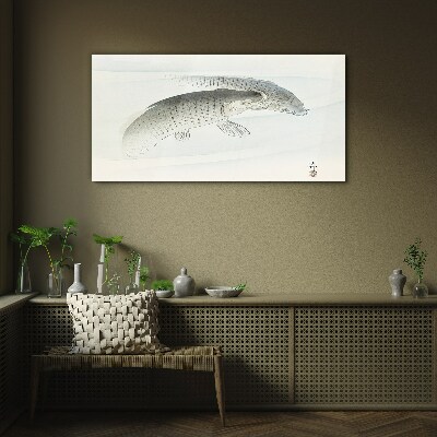 Animals fish Glass Wall Art