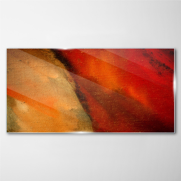 Abstraction Glass Print