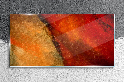 Abstraction Glass Print