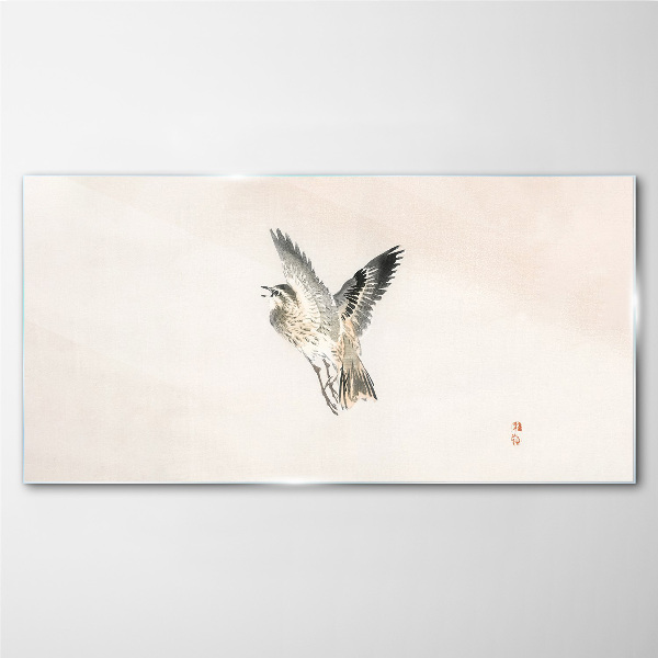 Animal bird Glass Wall Art