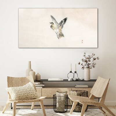 Animal bird Glass Wall Art