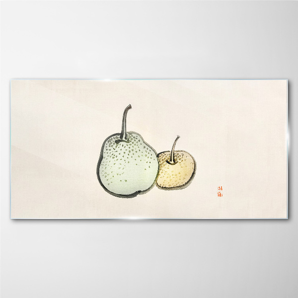 Fruity harmony Glass art print