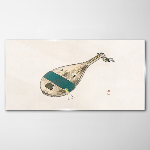 A musical instrument from China Wall art on glass