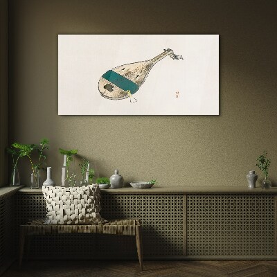 A musical instrument from China Wall art on glass