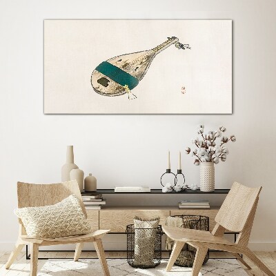 A musical instrument from China Wall art on glass