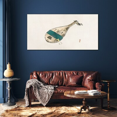 A musical instrument from China Wall art on glass