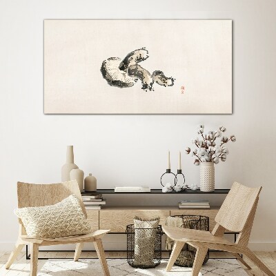 Sensual shapes of nature Wall art on glass