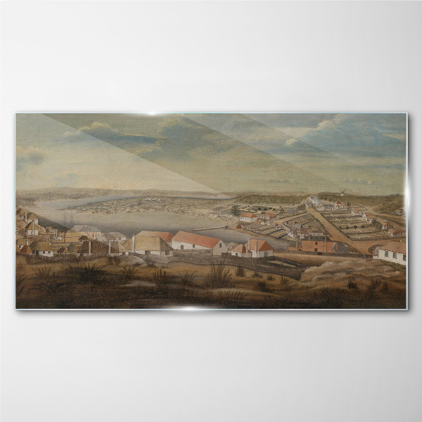 Sydney 1800 Wall art on glass