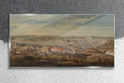 Sydney 1800 Wall art on glass