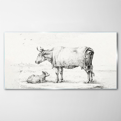 Peace in the Pasture Glass art print