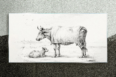 Peace in the Pasture Glass art print