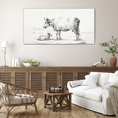 Peace in the Pasture Glass art print