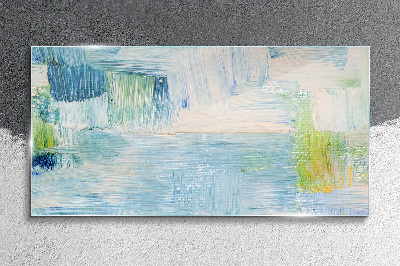 Tranquil Water Shades Glass art print