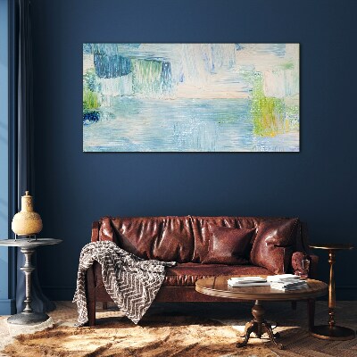 Tranquil Water Shades Glass art print
