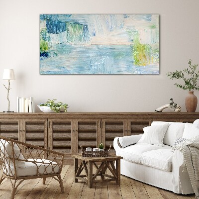 Tranquil Water Shades Glass art print