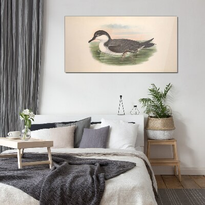 Birds wild animals Glass Wall Art