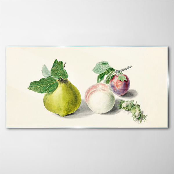 Fruity peace Wall art on glass