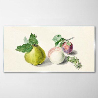 Fruity peace Wall art on glass