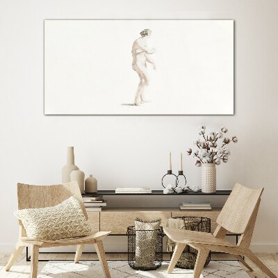 Gentleness in movement Wall art on glass