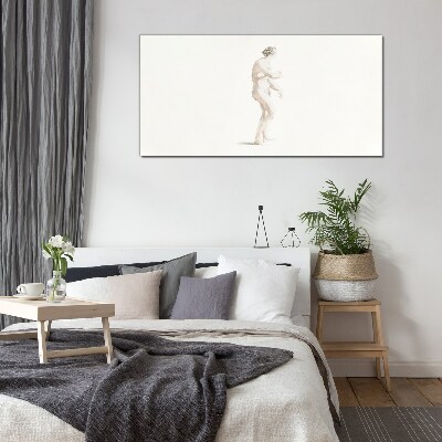 Gentleness in movement Wall art on glass