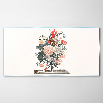 Figure flowers plant Glass Print