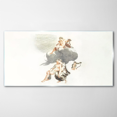 Mythological dreams Glass art print