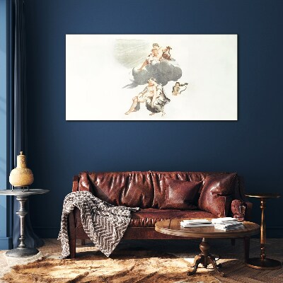 Mythological dreams Glass art print