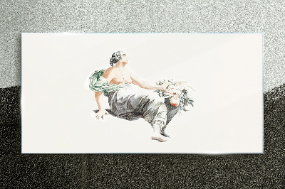 Flower Muse Wall art on glass
