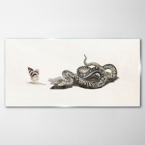 Meeting in nature Glass art print