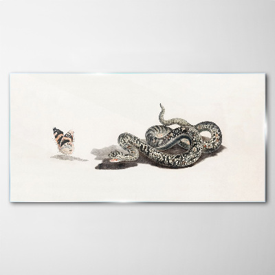 Meeting in nature Glass art print