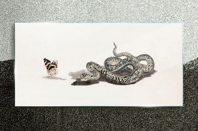 Meeting in nature Glass art print