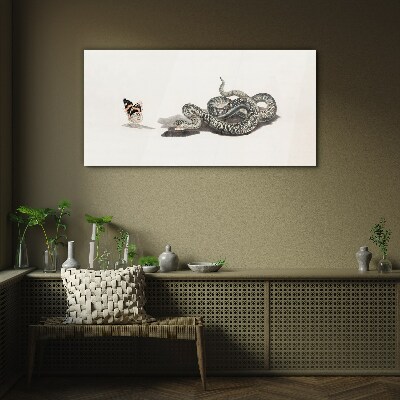 Meeting in nature Glass art print