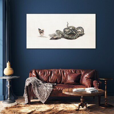 Meeting in nature Glass art print