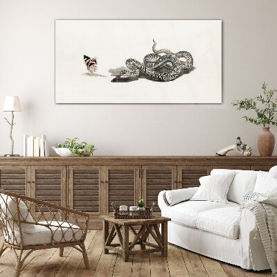 Meeting in nature Glass art print