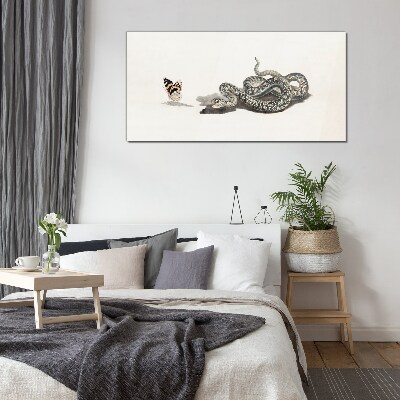 Meeting in nature Glass art print