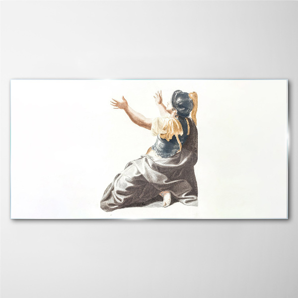 Report to heaven Wall art on glass