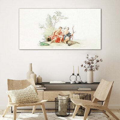 A quiet moment in nature Wall art on glass