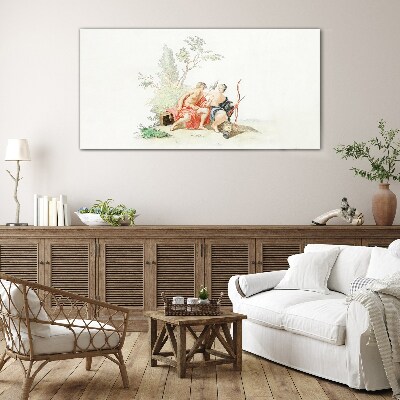 A quiet moment in nature Wall art on glass