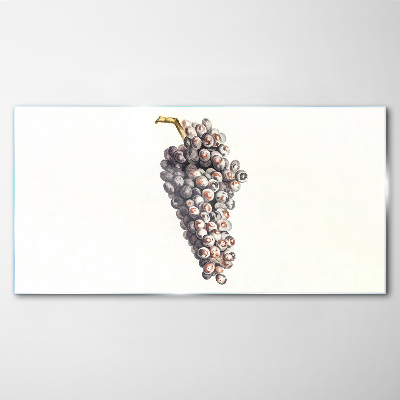 Fruit grapes Glass Print