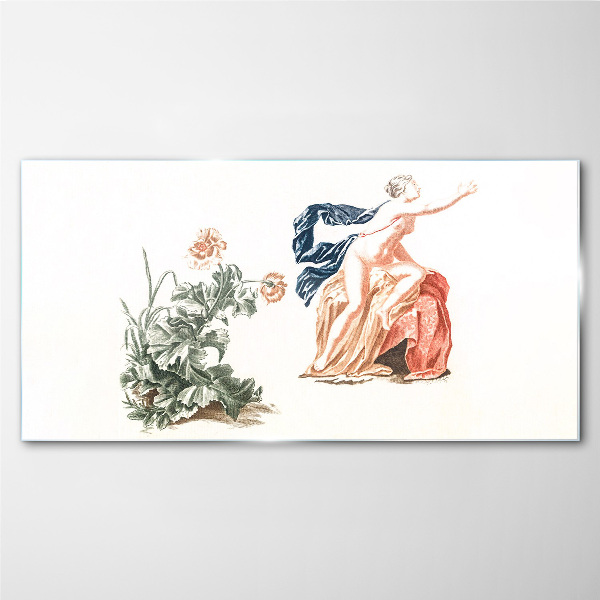Sensuality of Nature and Art Wall art on glass
