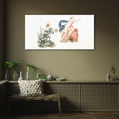 Sensuality of Nature and Art Wall art on glass