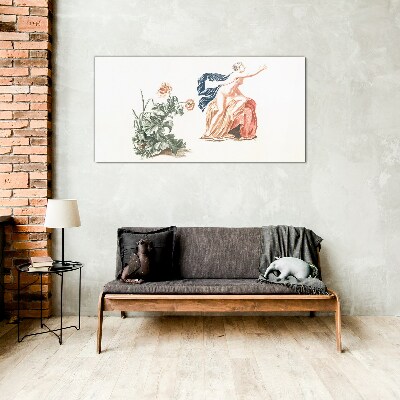 Sensuality of Nature and Art Wall art on glass