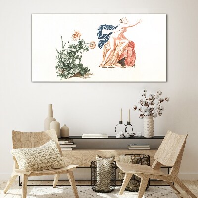 Sensuality of Nature and Art Wall art on glass