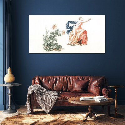 Sensuality of Nature and Art Wall art on glass