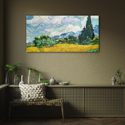 #N/A Glass art print