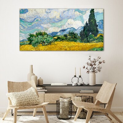 #N/A Glass art print