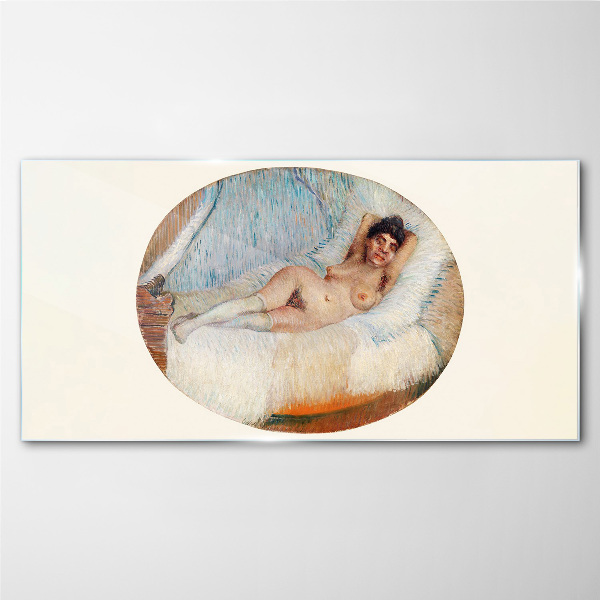 Relaxing night music Wall art on glass