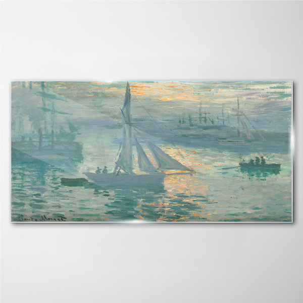 Port of Le Havre Glass art print
