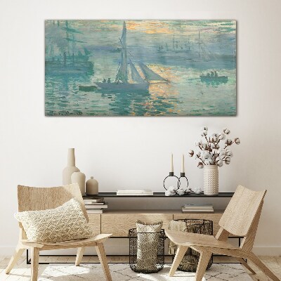 Port of Le Havre Glass art print