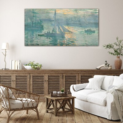 Port of Le Havre Glass art print